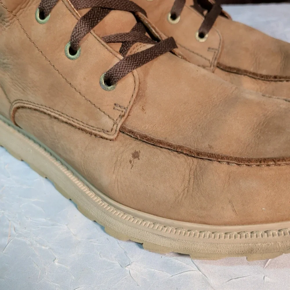 Sorel Madson II Boots Mens Size 11 Moc Toe Brown Waterproof Leather NM3851-242